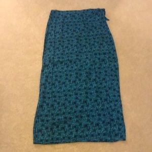 NWT New York & Co Blue Wrap Skirt!